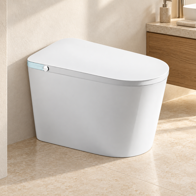 SANIKB H870 warm water bidet toilet, installed scene