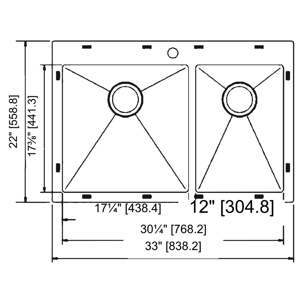 SANIKB HMT3322D dimension drawing