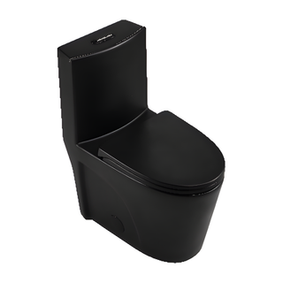 SANIKB HSJ-2373M 27 inch swirl flush one piece toilet 10/12/16 inch rough in