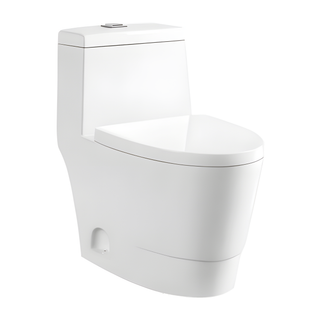 SANIKB HSJ-2425 27 inch siphonic one piece toilet 10/12 inch rough in
