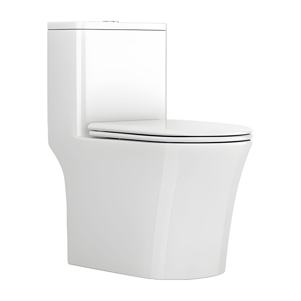 SANIKB HSJ-2527 24 inch swirl flush one piece toilet 12 inch rough in