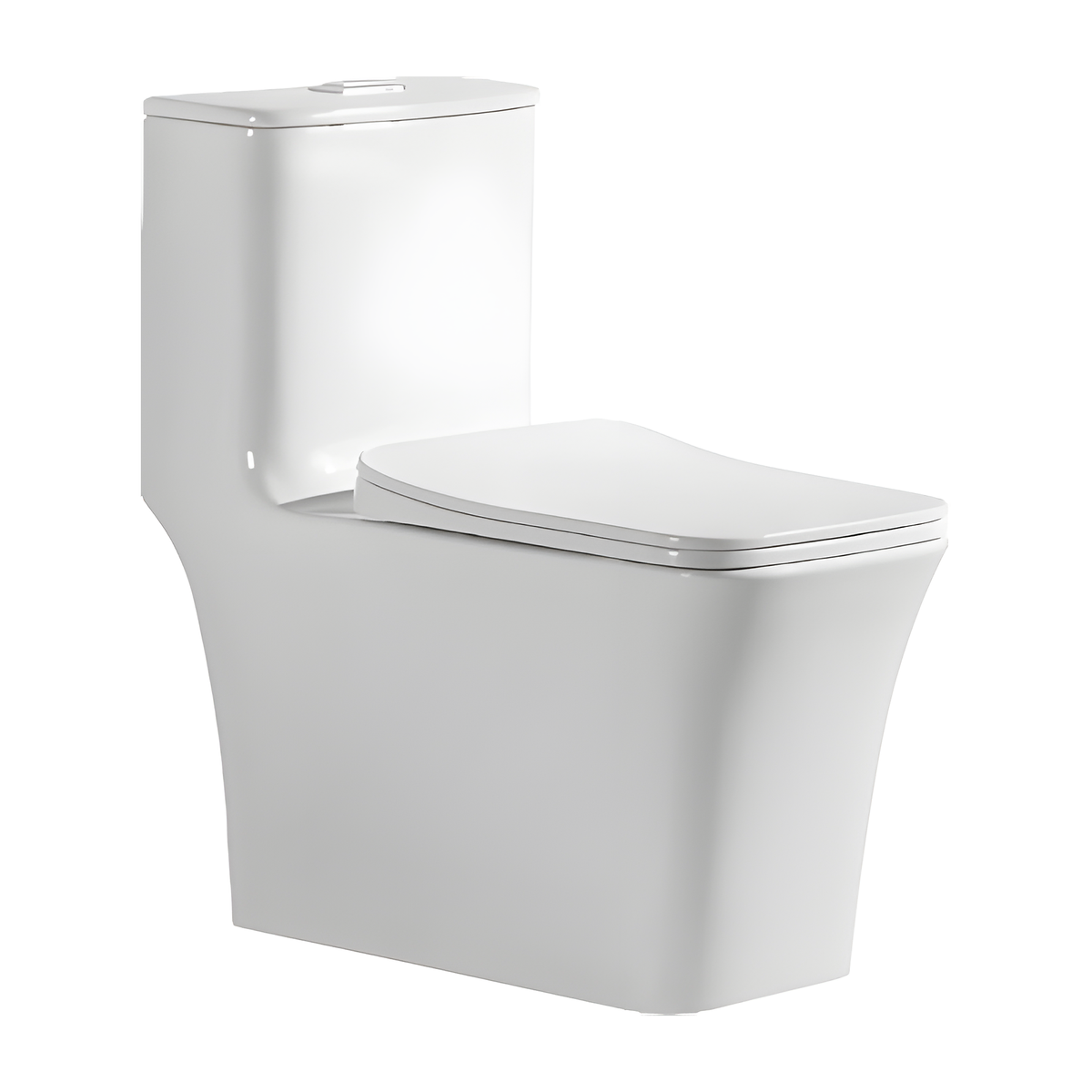 SANIKB HSJ-2548 28 inch rimless siphonic one piece toilet 10 inch rough in