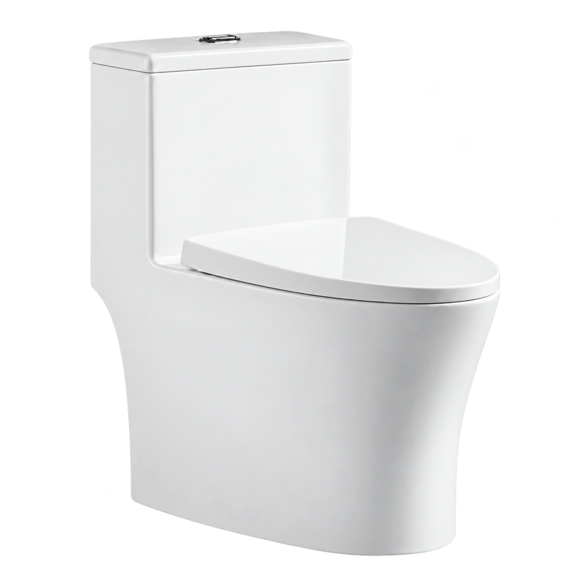 SANIKB HSJ-2557 26 inch rimless washdown one piece toilet 8/10 inch rough in