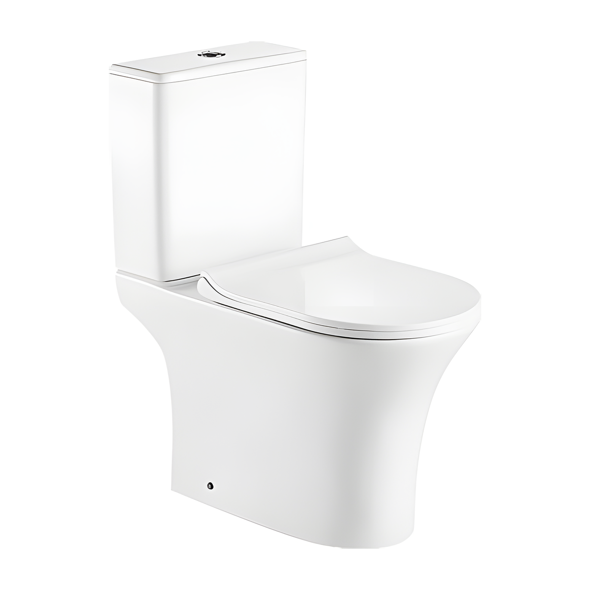 SANIKB HSJ-3047 26 inch rimless washdown two piece toilet 10 inch rough in