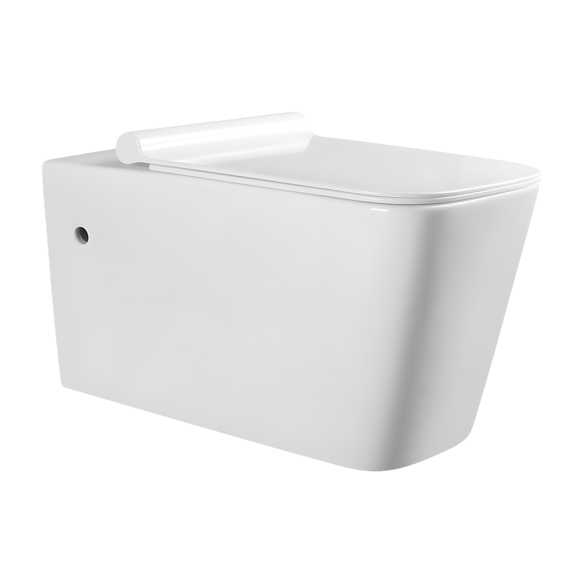 SANIKB LJ-A03 wall-hung toilet, Round side hole / White
