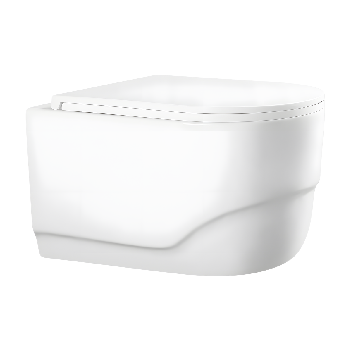 SANIKB LJ-A12 wall-hung toilet, Glossy White