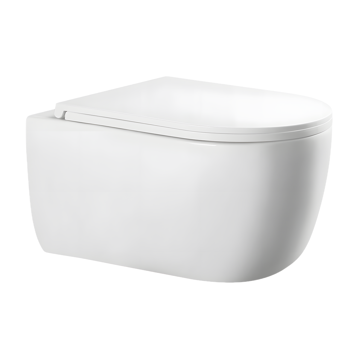 SANIKB LJ-A15 wall-hung toilet, Glossy White