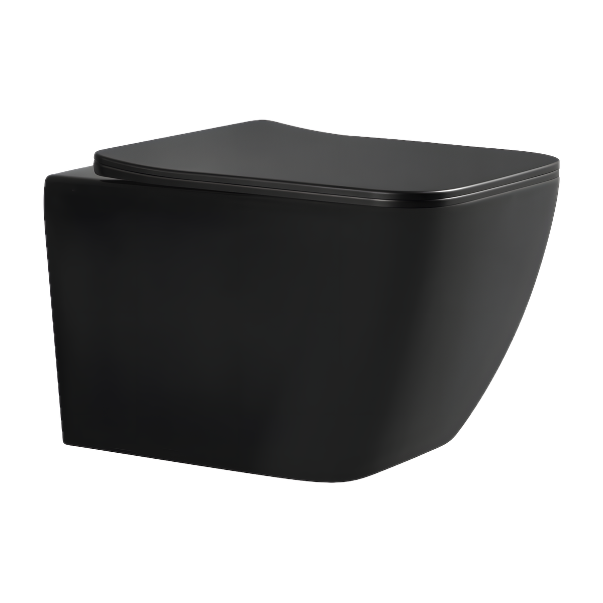 SANIKB LJ-E08 wall-hung toilet, Matt Black