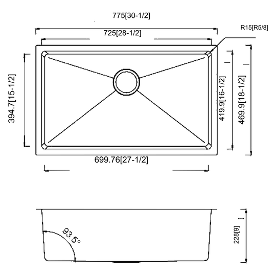SANIKB MS3018 dimension drawing