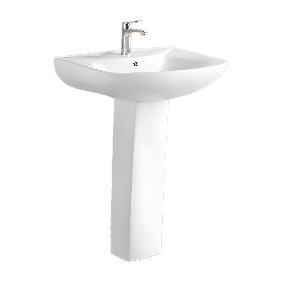 SANIKB NBK-211 oval pedestal sink