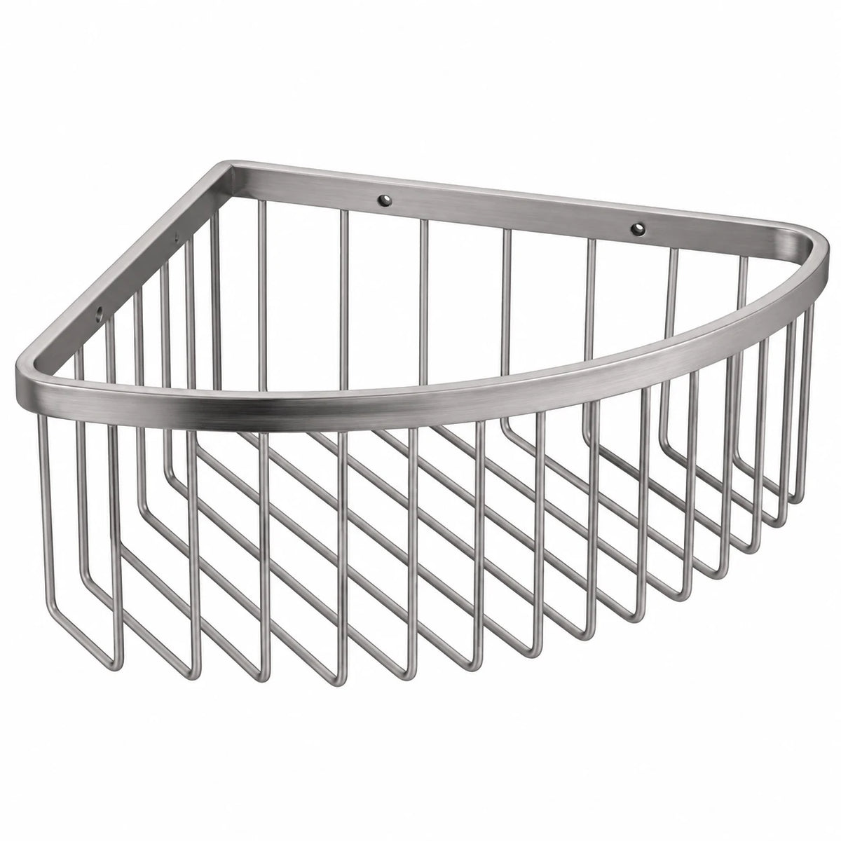 Polished Chrome Corner Basket — wall-mounted SUS304 stainless steel bathroom hardware | SANIKB