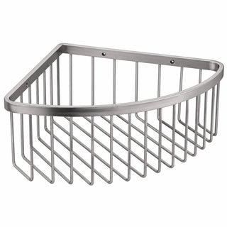 Polished Chrome Corner Basket — wall-mounted SUS304 stainless steel bathroom hardware | SANIKB