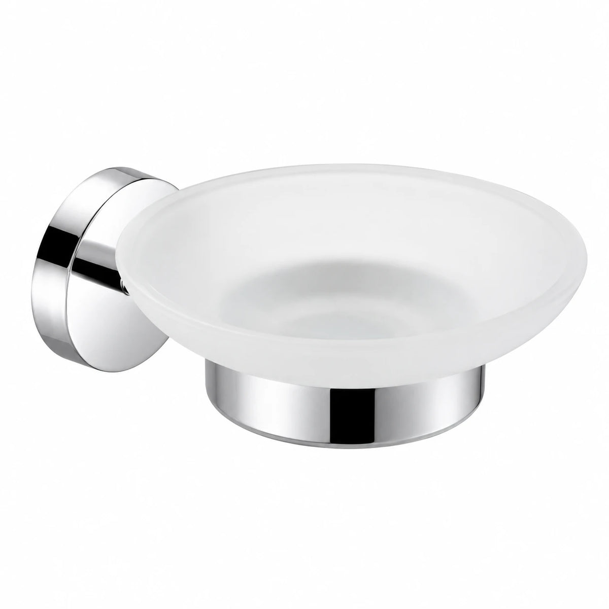 Polished Chrome Soap Dish — wall-mounted SUS304 stainless steel bathroom hardware | SANIKB