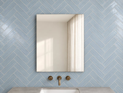 Square Front LED Mirror Cabinet — full product view; KS-4009