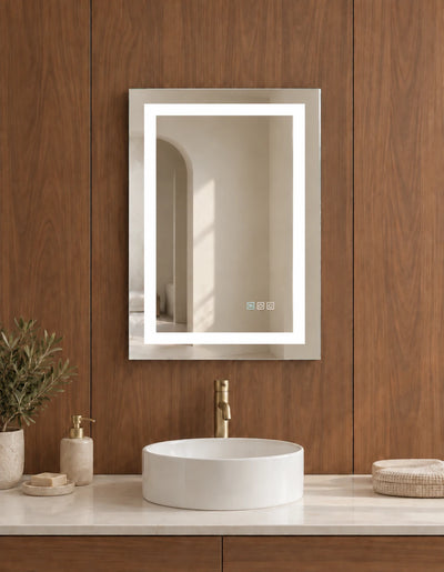 Tall Rectangle RGB Halo LED Mirror — full product view; KS-009-1014