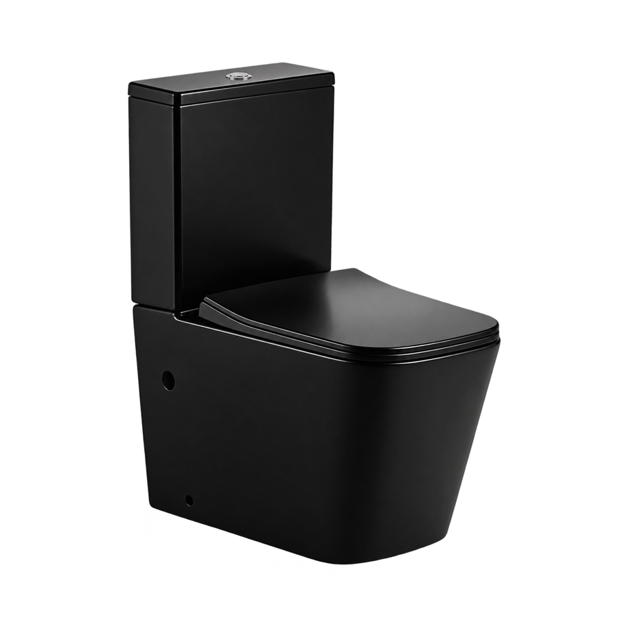 SANIKB TC-7102 two-piece toilet, Black