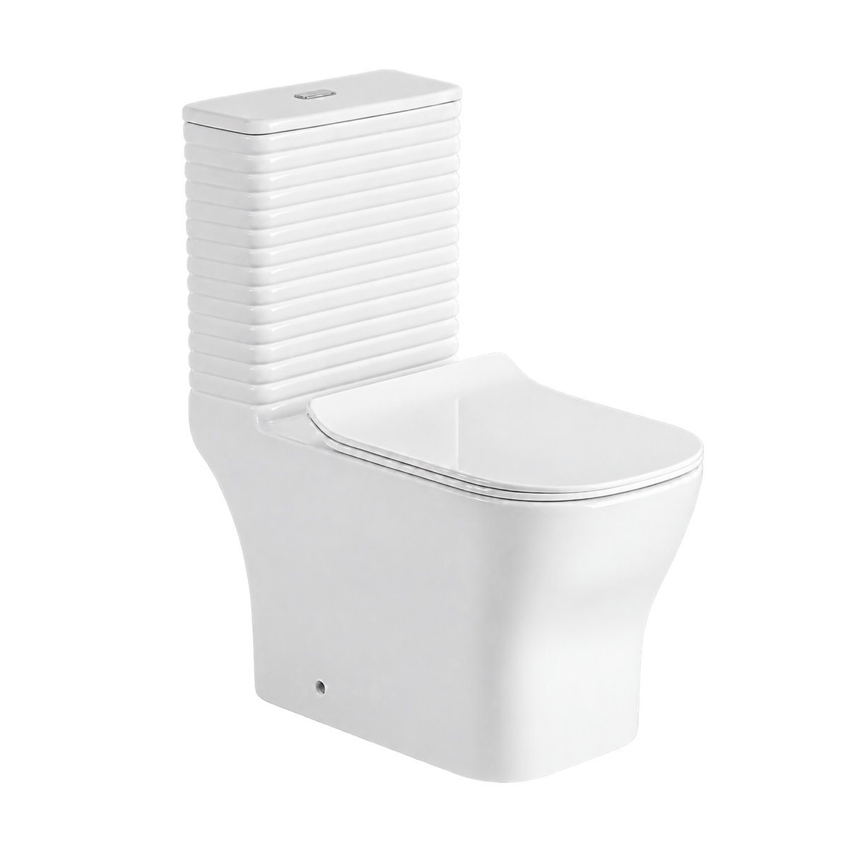 SANIKB TC-7115 25 inch swirl flush one piece toilet
