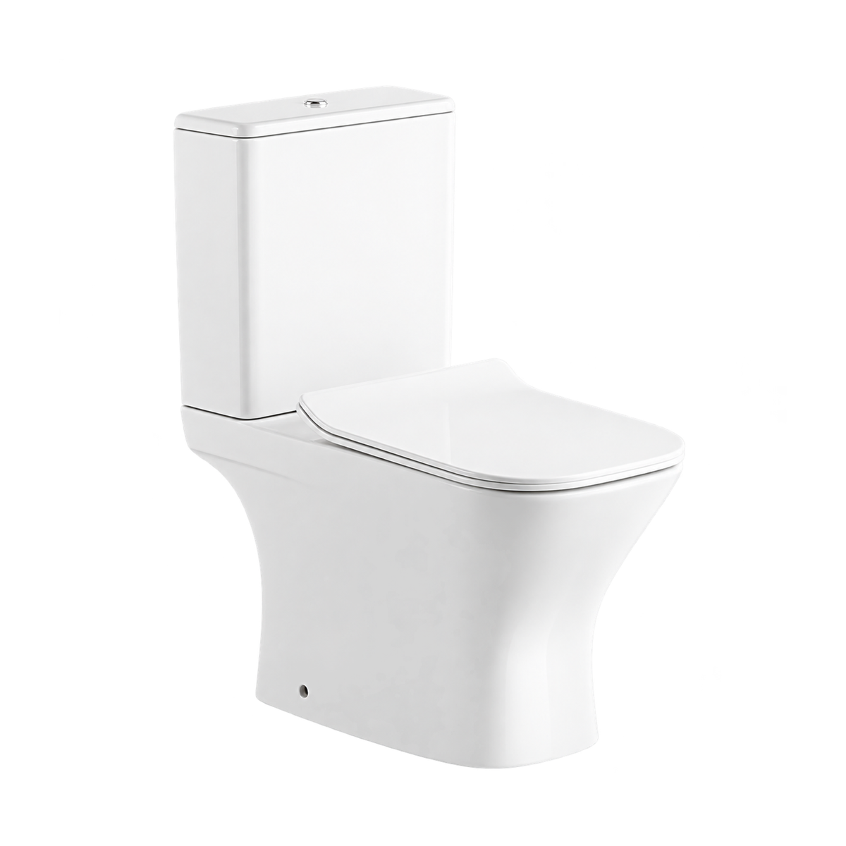 SANIKB TC-7305 swirl flush two piece toilet 8/10 inch rough in
