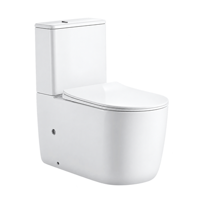 SANIKB TC-7310 25 inch swirl flush two piece toilet 10 inch rough in