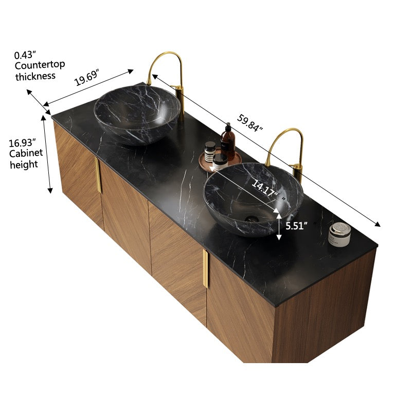 SANIKB ARAI 60 inch Oak factory configuration reference with dimensions