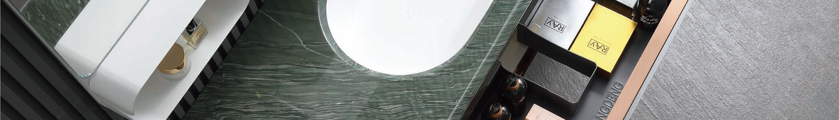 LD-5370 countertop and open-storage detail