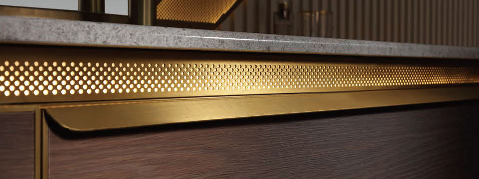 LD-5387 perforated upper lighting and woodgrain detail