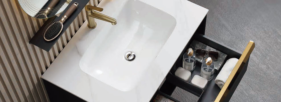 LD-5389 basin and drawer-organizer detail