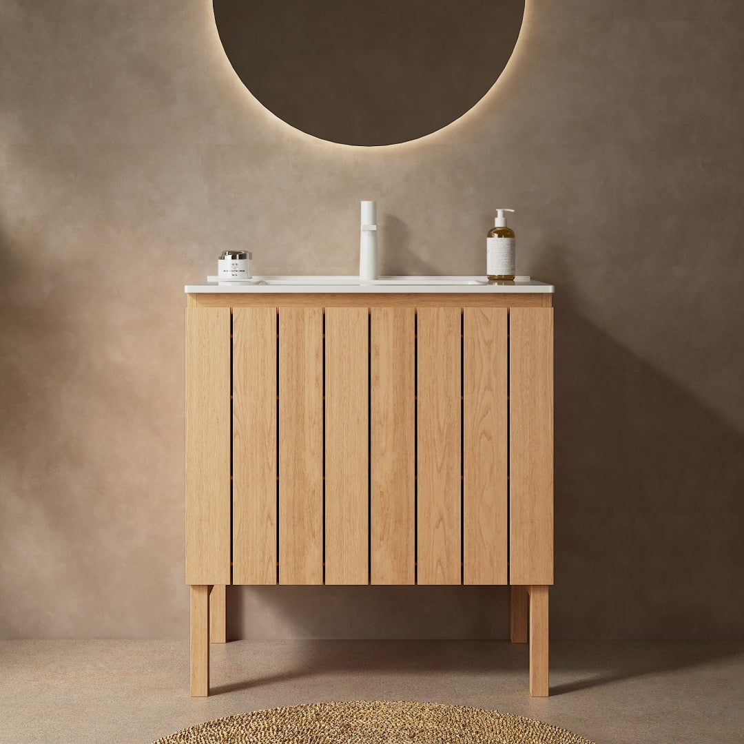 SANIKB NIKO 30 inch Natural Wood Color factory configuration reference
