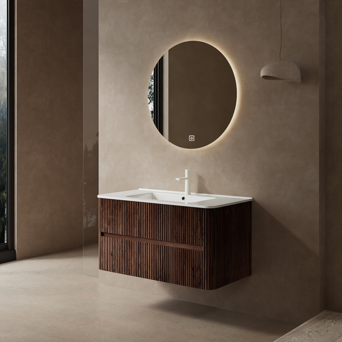 SANIKB NOOR 36 inch Retro Walnut factory configuration reference