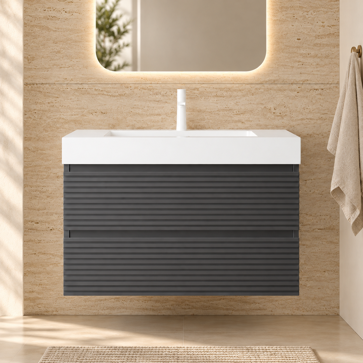 SANIKB VENO bathroom vanity in an illustrative bathroom setting