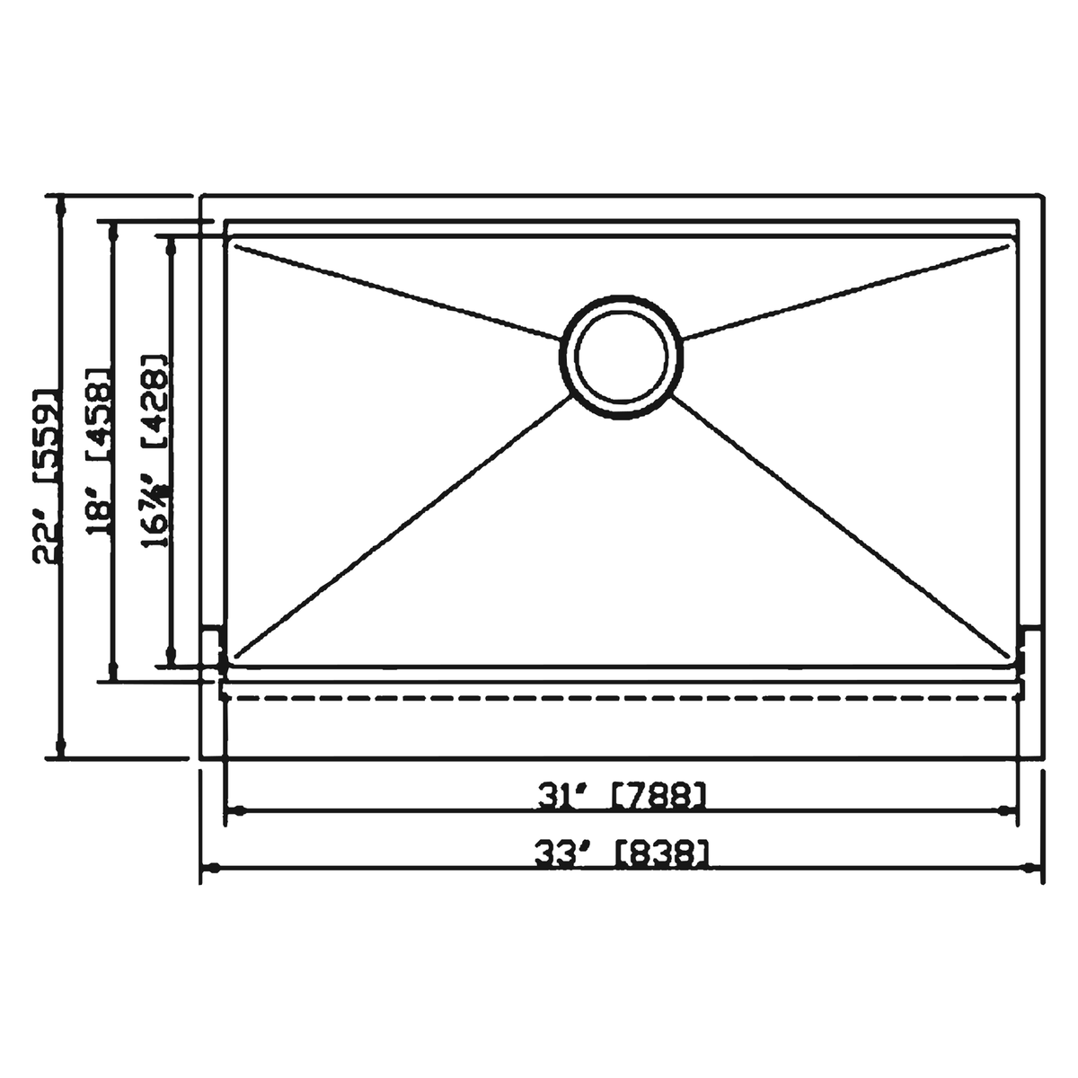 SANIKB WF332010S-NANO dimension drawing