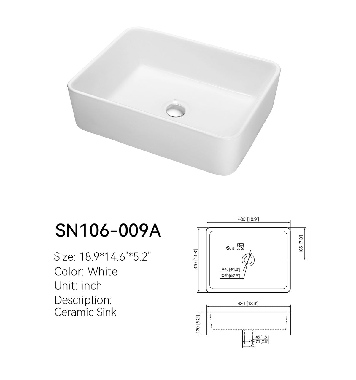 SN106-009A Art Basin