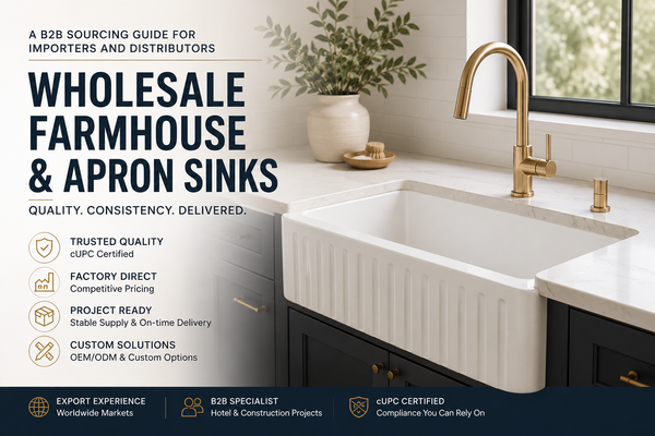 Wholesale Farmhouse & Apron Sinks: A B2B Sourcing Guide for Importers and Distributors
