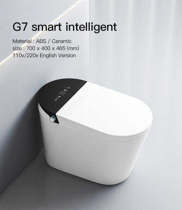 Smart toilet in a commercial restroom for improved hygiene
