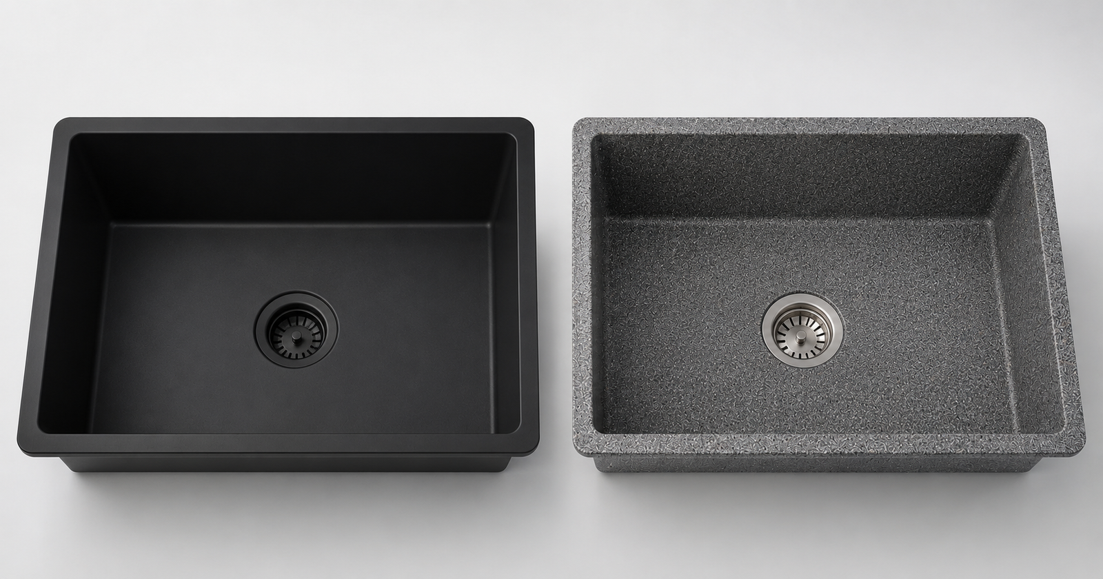 Engineered quartz versus granite composite kitchen sink comparison — SANIKB
