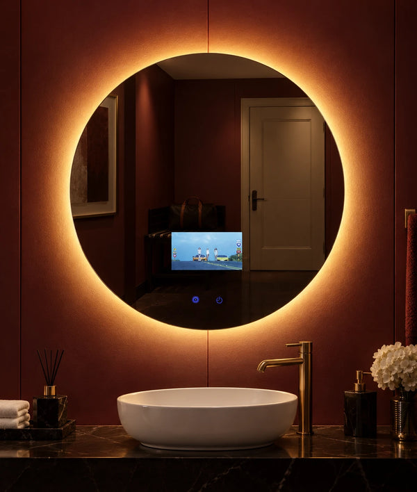 Round LED TV Mirror