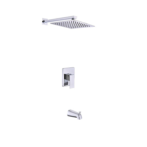 Concealed shower faucets