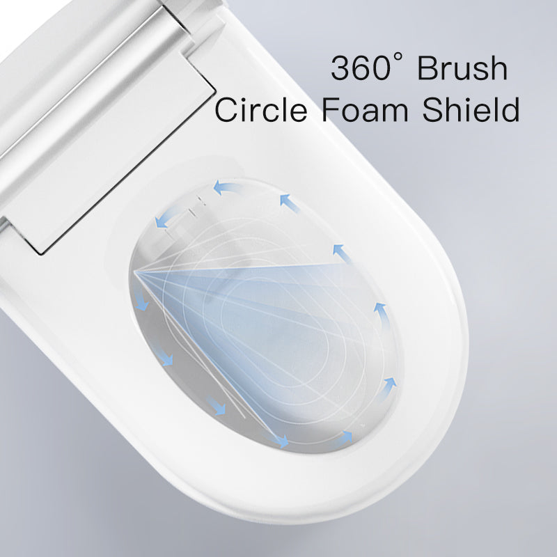 SANIKB Intelligent Smart Toilet with High-End Tankless Design and Bidet Functions - Model U5