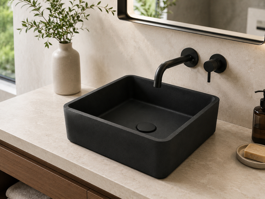 15.4 Inch Square Concrete Basin C0011