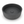 Round concrete vessel basin C0013 with KB dark concrete finish, thick rim, smooth inner bowl, and textured exterior for commercial bathroom projects