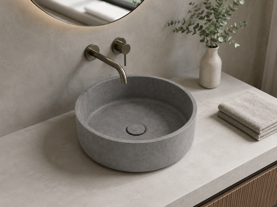 Deep Round Concrete Basin C0022