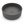 Ribbed round concrete basin C0029 in LC color with textured exterior and smooth round vessel bowl