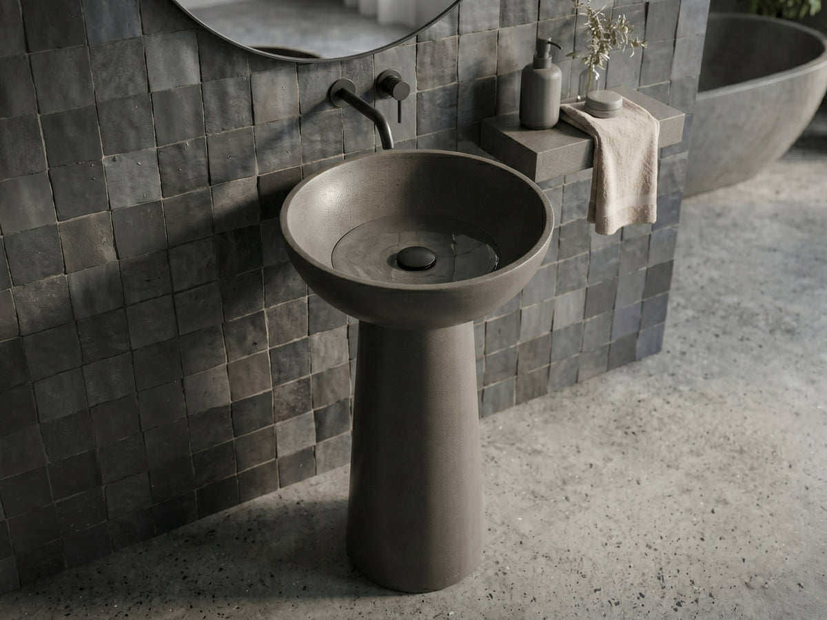 Concrete Pedestal Sink C4006