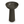 C4006 dark concrete pedestal sink with round basin and tall floor-mounted column base for commercial bathroom projects