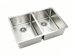 Stainless steel undermount kitchen sink, 29x20 — SANIKB D2920