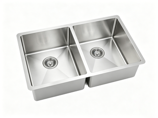 Stainless steel undermount kitchen sink, 33x18 — SANIKB D3318