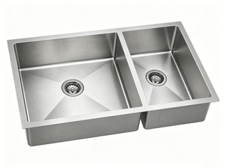 Stainless steel undermount kitchen sink, 33x19 — SANIKB D3319B