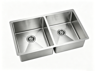 Stainless steel undermount kitchen sink, 33x19 — SANIKB D3319