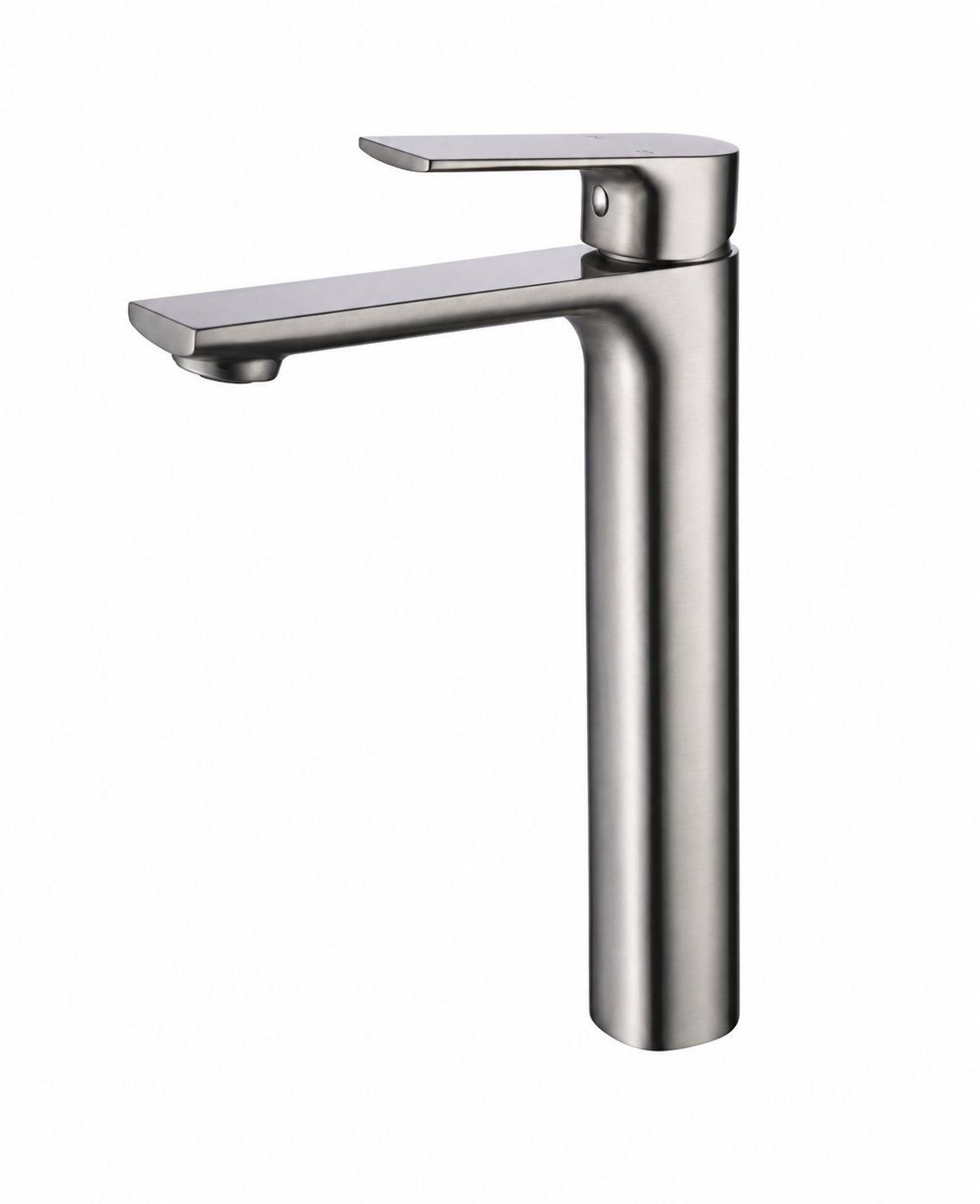 Single-hole bathroom basin faucet, deck-mounted with single lever handle — SANIKB F396101.