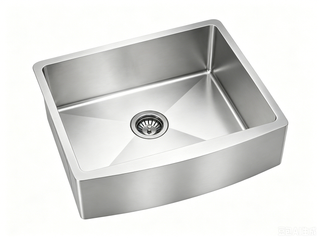 Stainless steel farmhouse apron-front kitchen sink, 30x21 — SANIKB FSR3021